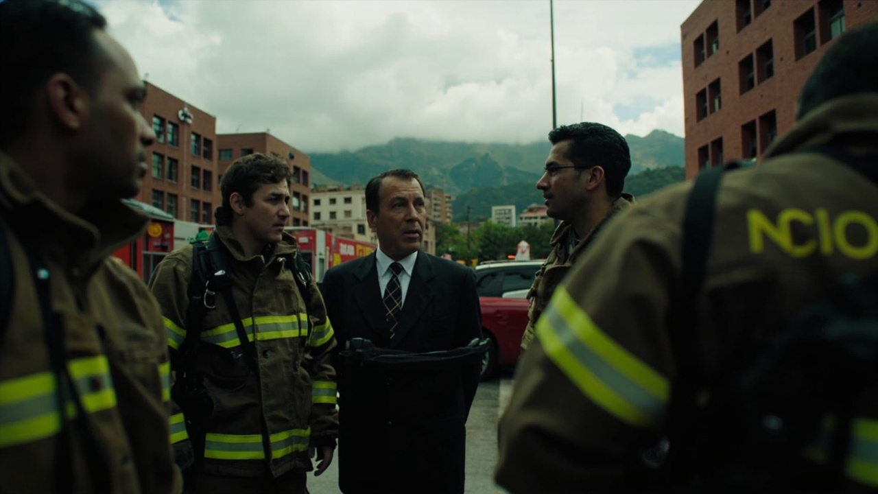 Galán se reunió con los bomberos de Bogotá enviados a apoyar el rescate en Venezuela