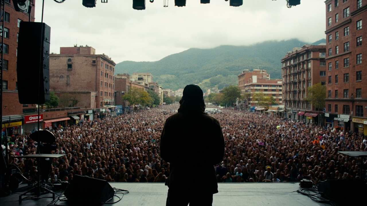 Bery calentó el escenario ante más de 40 mil personas en la apertura del show de Nicky Jam en Bogotá