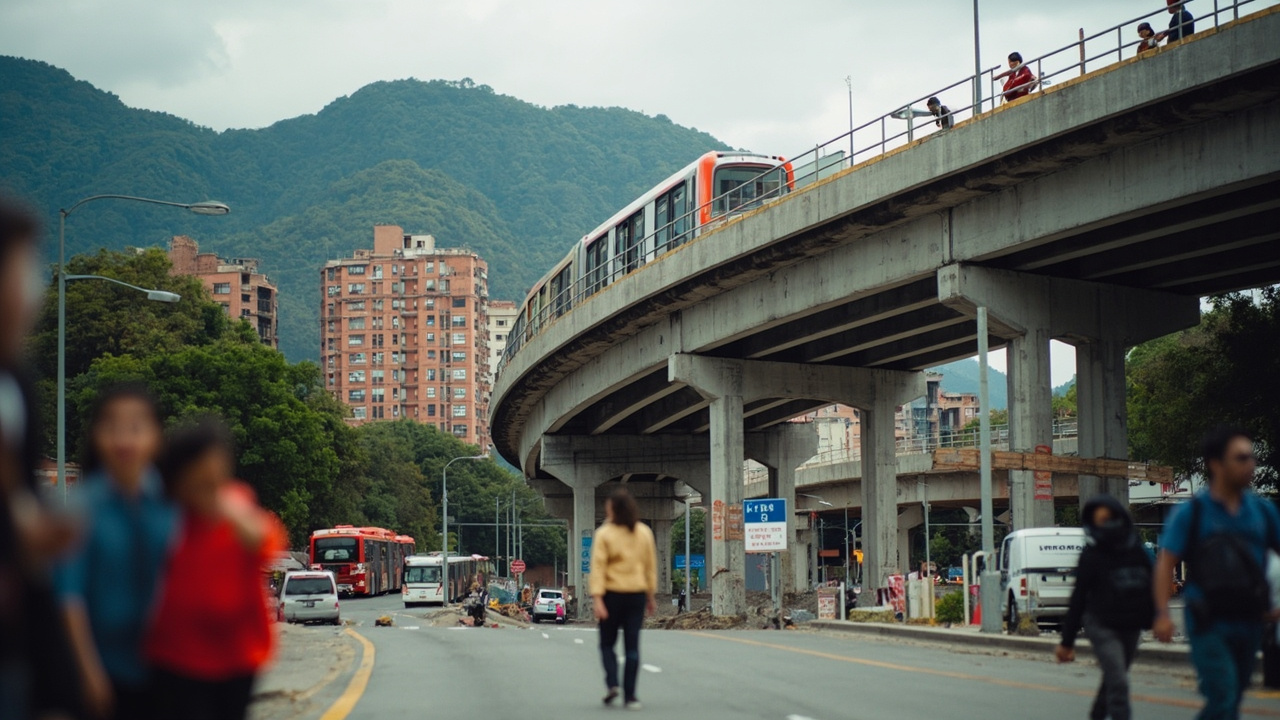 Atención: cierres de 24 horas y nocturnos en la Autopista Sur por obras del Metro de Bogotá