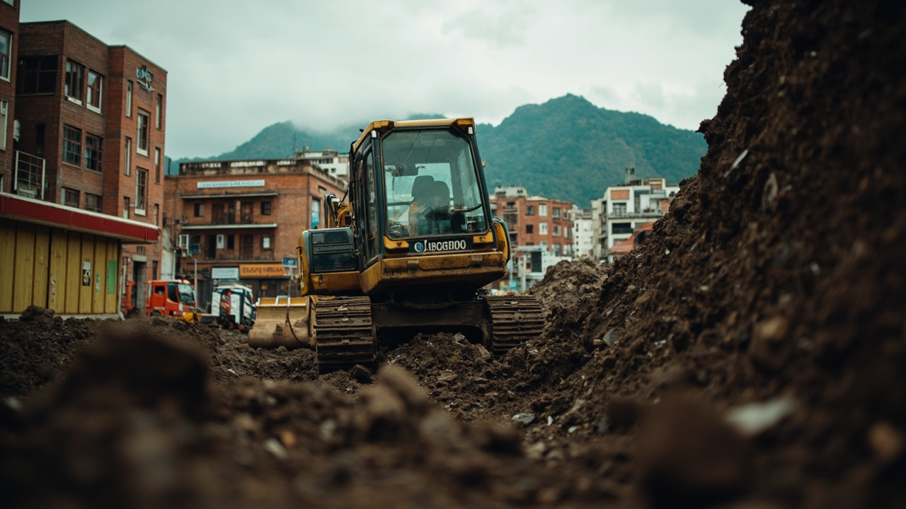 Autoridades ambientales frenan intervención con retroexcavadora en zona de protección del río Bogotá