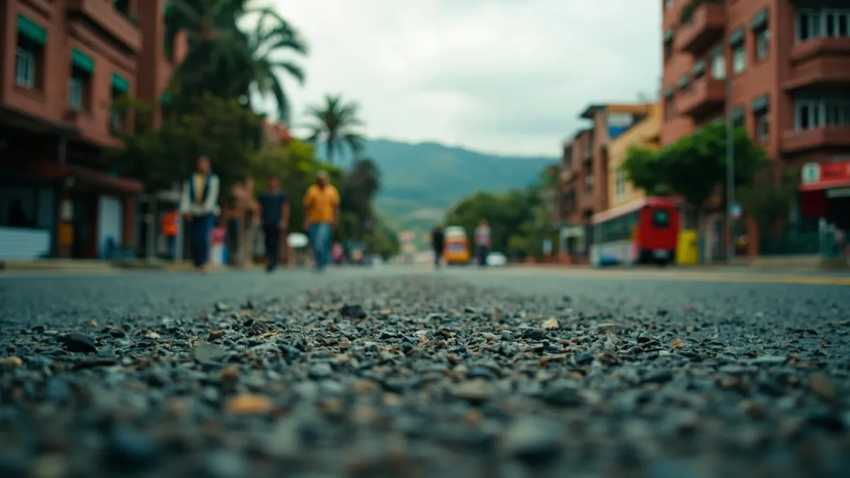 Bogotá estrena su primera vía construida con residuos de construcción reciclados