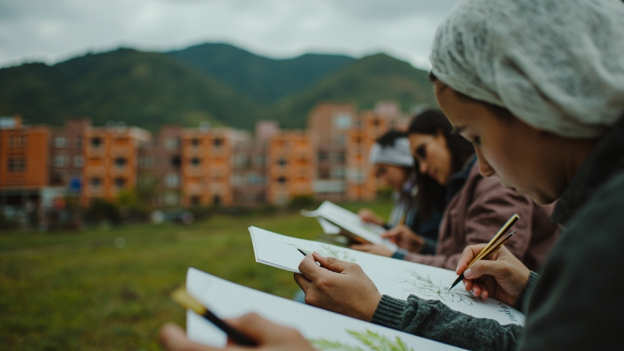 Bogotá abre un taller de ilustración naturista en el Parque Parkway