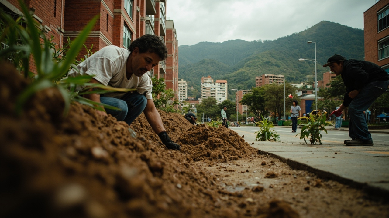 Comunidad y entidades se unieron para transformar el parque Óscar de Los Mártires, en el centro de Bogotá