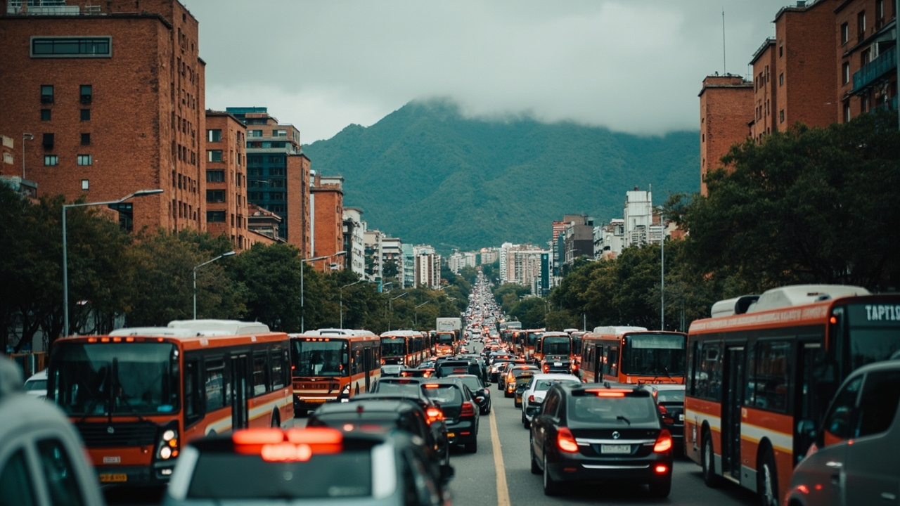 Congestión en la avenida Centenario frena la movilidad en el occidente de Bogotá