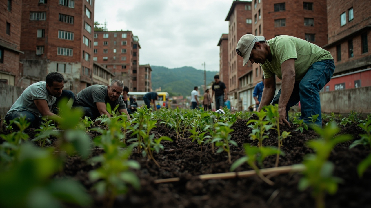 Una gran siembra impulsa la renovación del corazón de Bogotá en el antiguo Bronx