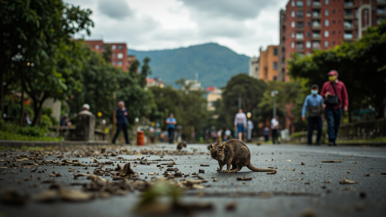 Denuncian invasión de ratas en el Parque de la 93 y alertan por riesgos a la salud