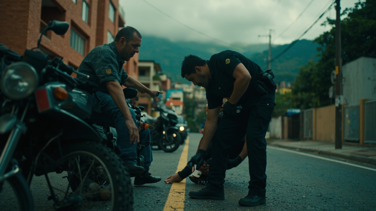 Capturan en Teusaquillo a hombre con brazalete del Inpec que robaba en moto