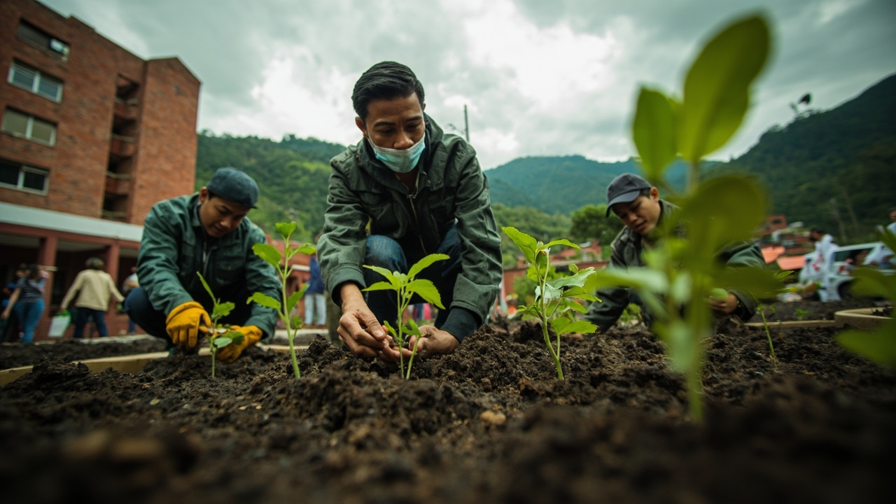 Jardín Botánico de Bogotá lideró maratón de plantaciones en siete localidades del Distrito