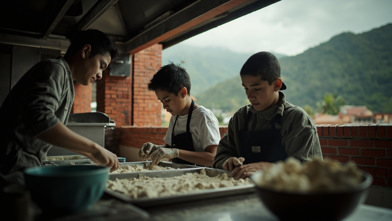 Jóvenes con discapacidad en Bogotá encuentran una alternativa en la cocina