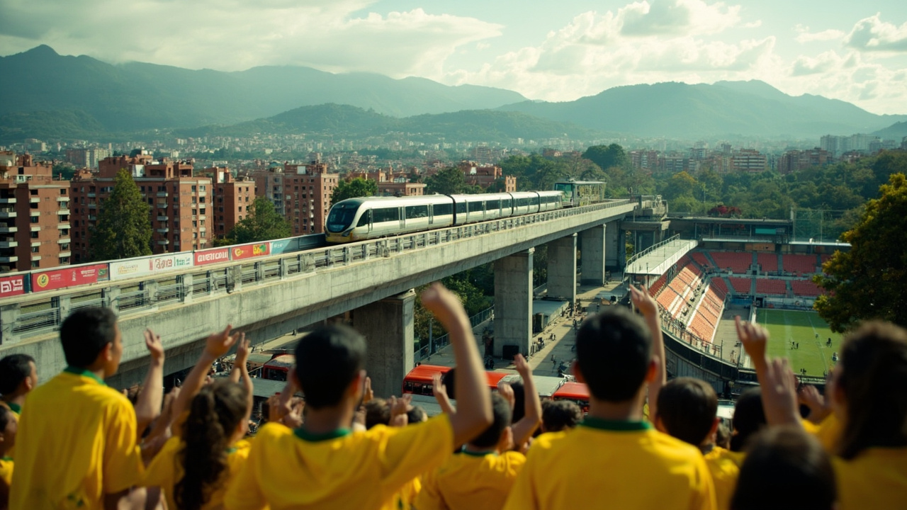 Bogotá se pone en Modo Metro junto a los hinchas de la Selección Colombia