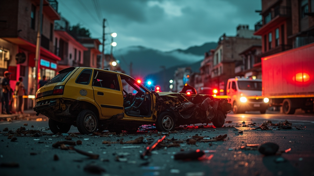 Furgón chocó contra cuatro vehículos en Bogotá y dejó varios heridos, entre ellos una embarazada
