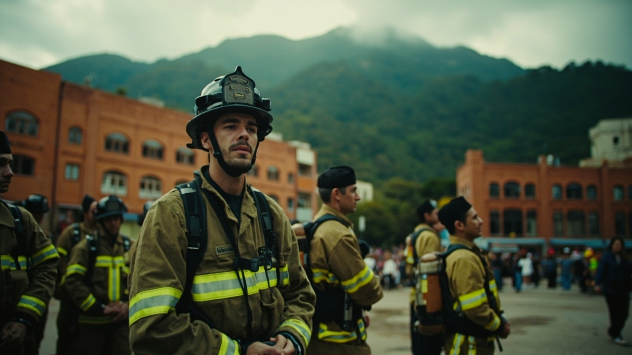 Galán prometió un reconocimiento a los bomberos de Bogotá que viajaron a Venezuela