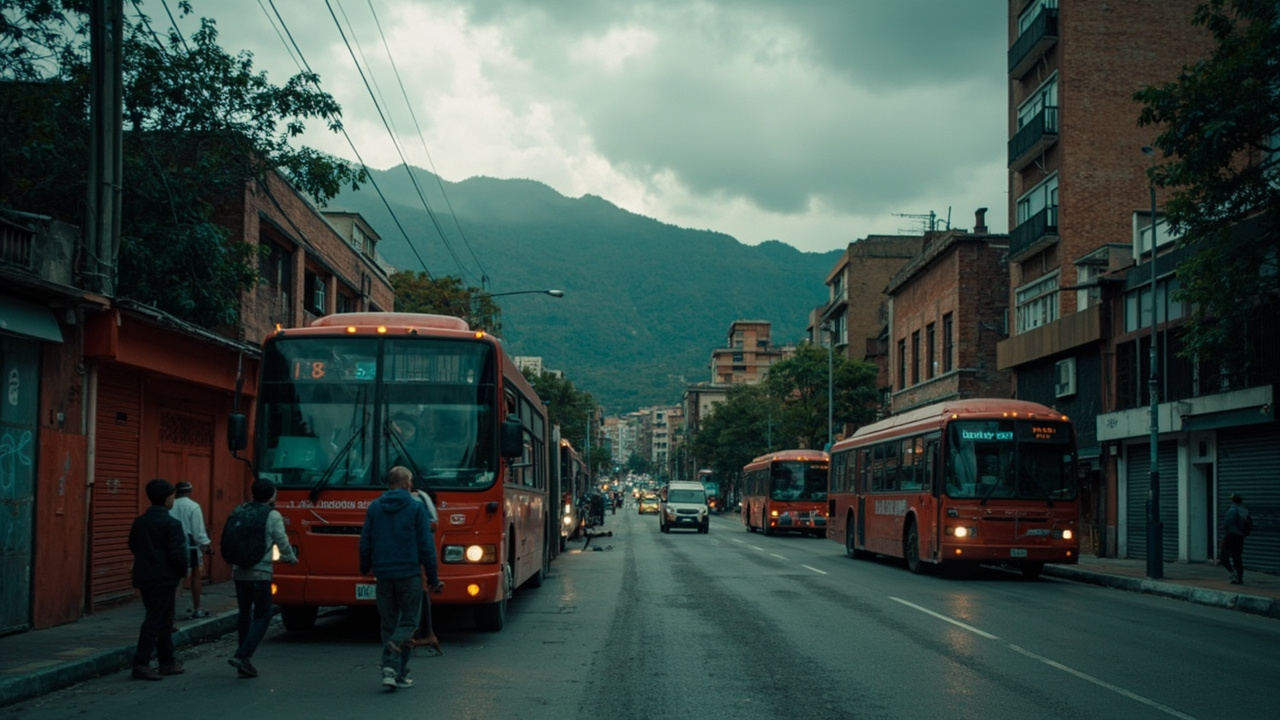 Manifestaciones en Bogotá cierran varias estaciones de TransMilenio tras elecciones