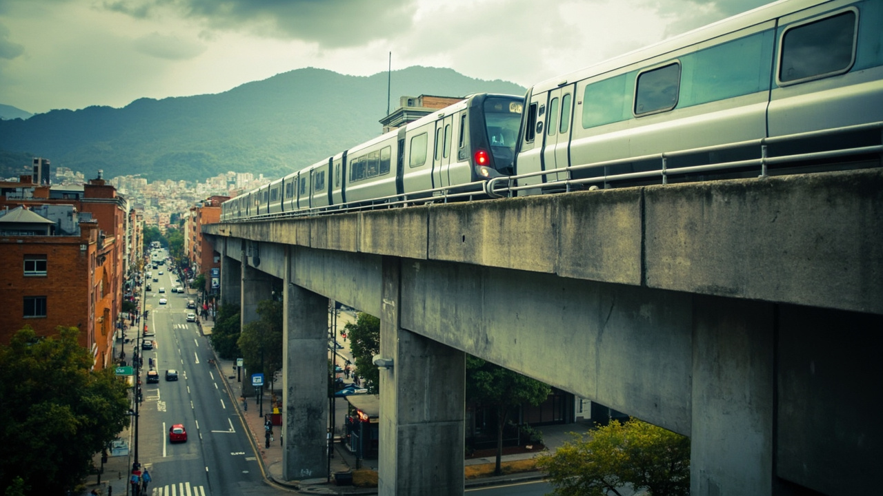 El Metro de Bogotá completa una prueba de 5,7 kilómetros entre Gibraltar y Timiza