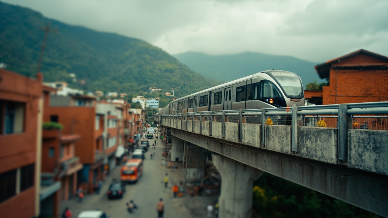 Metro de Bogotá completa el primer recorrido de un tren ya energizado