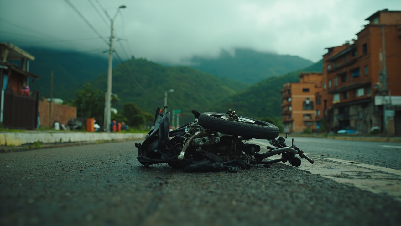Motociclista murió en accidente en la autopista Medellín-Bogotá, en Guarne