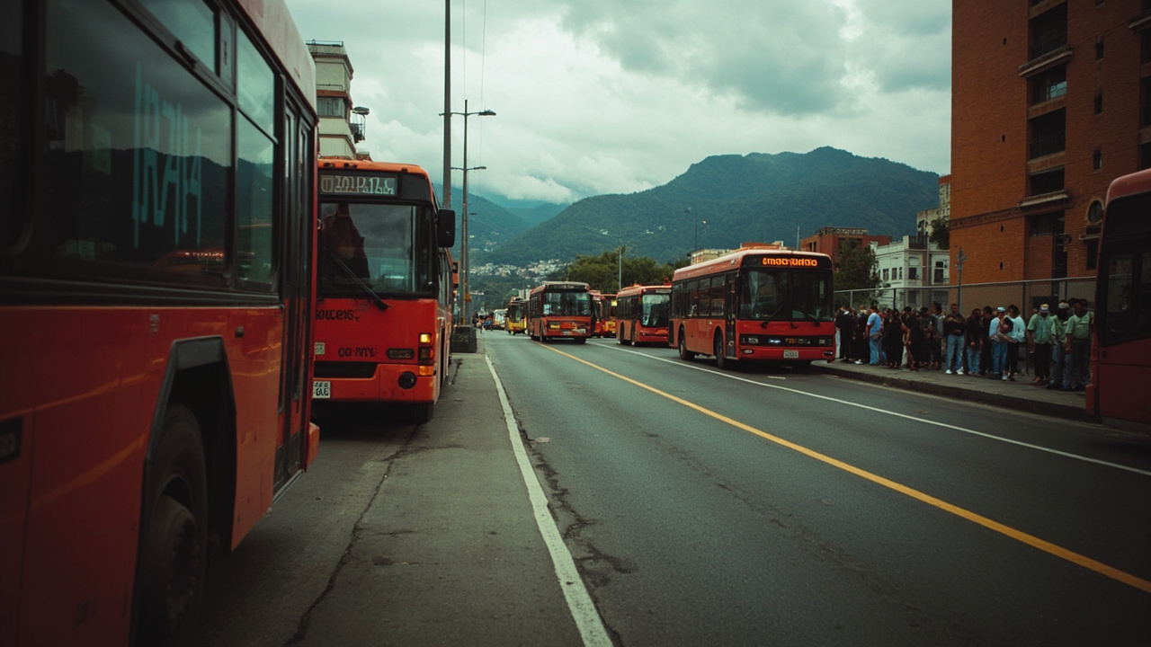 Manifestaciones generan bloqueos y demoras en TransMilenio este martes en Bogotá