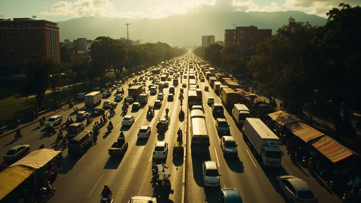 Alto flujo vehicular congestiona la Autopista Sur, la calle 80 y la avenida Centenario en Bogotá