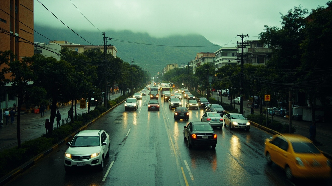 Lluvias y caos vial en Bogotá este 16 de junio