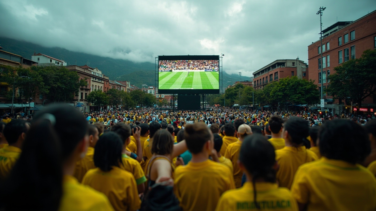 Bogotá tendrá pantallas gigantes gratis para ver a la Selección Colombia