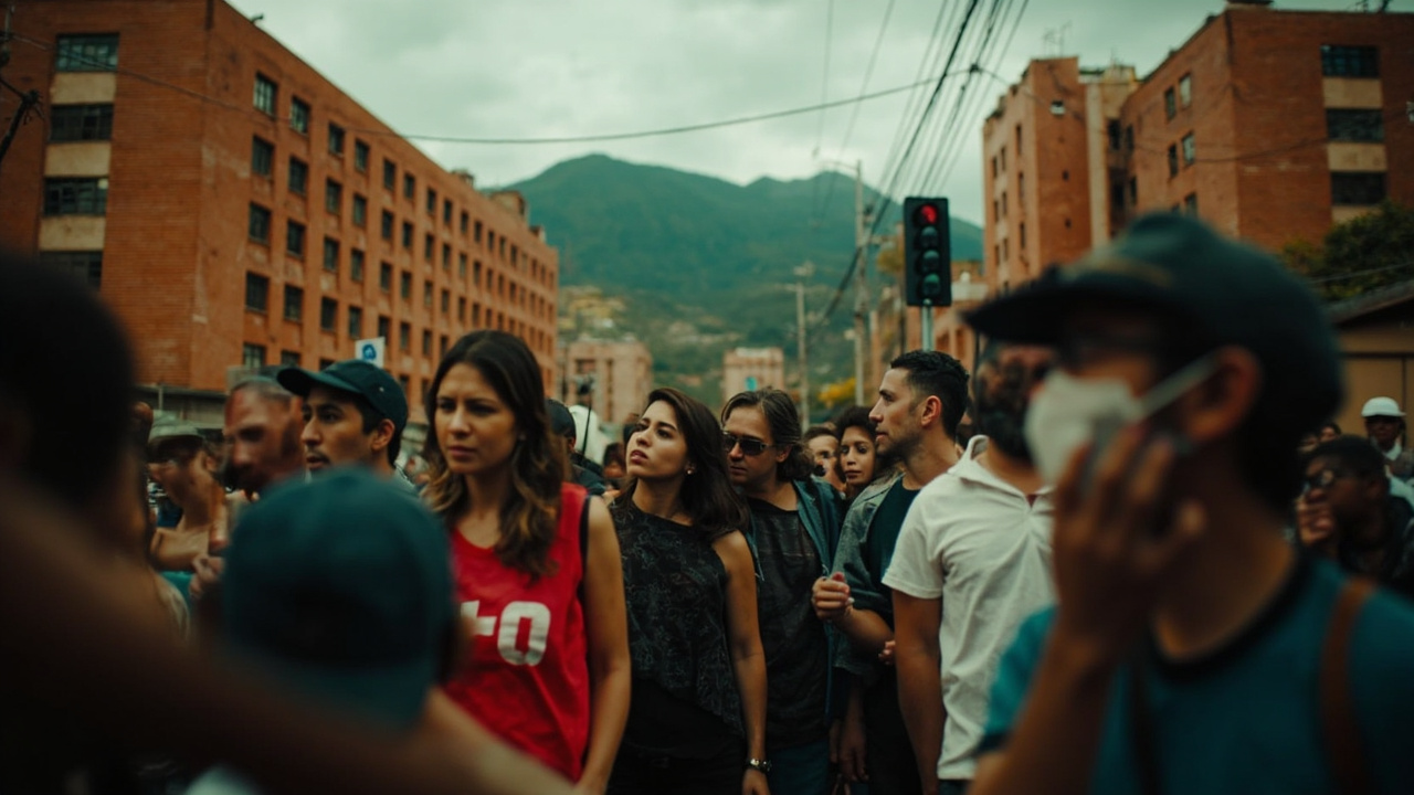 Seguidores de Cepeda se concentran en Bogotá tras los resultados electorales