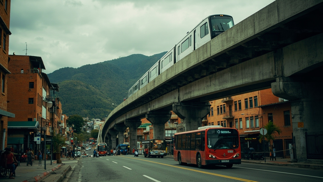 Expertos alertan por la falta de iluminación bajo el viaducto del metro de Bogotá