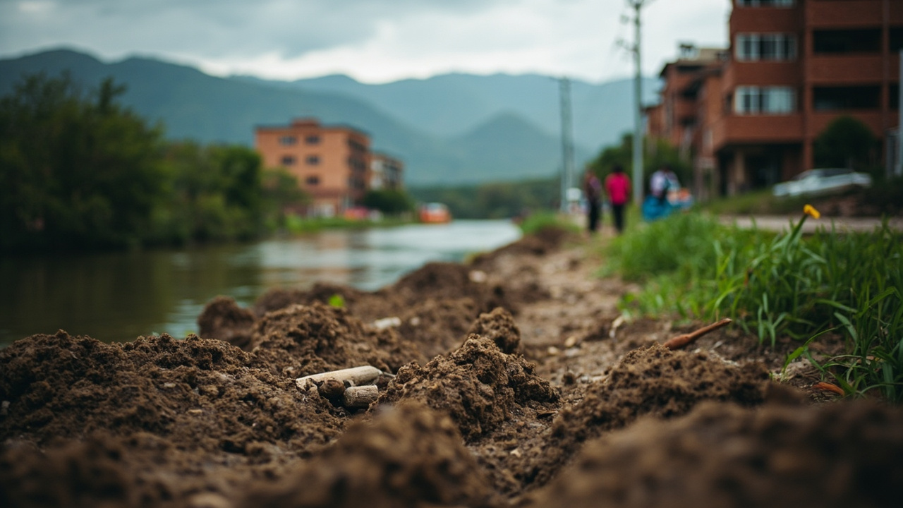 Suspenden obras en la zona de protección del río Bogotá en Villapinzón