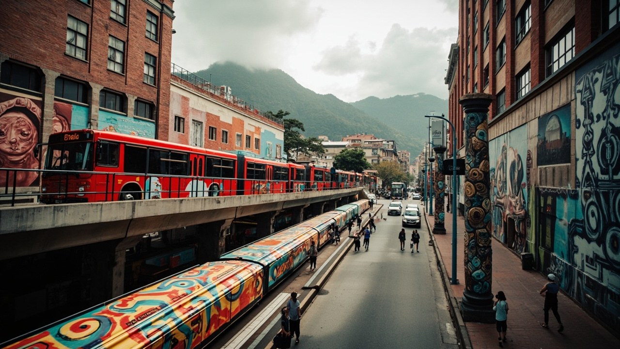 TransMilenio se llena de color: más de 170 murales y 194 tótems ya adornan el sistema