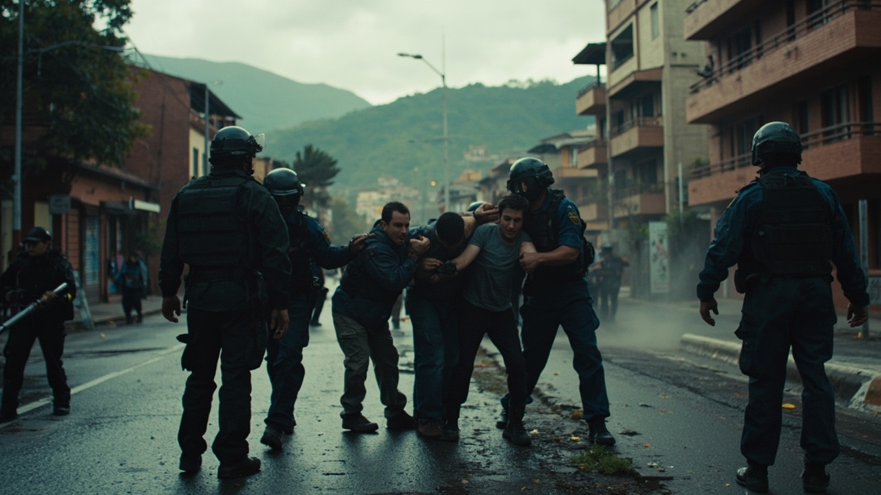 Tres capturados y dos menores aprehendidos tras las protestas en Bogotá
