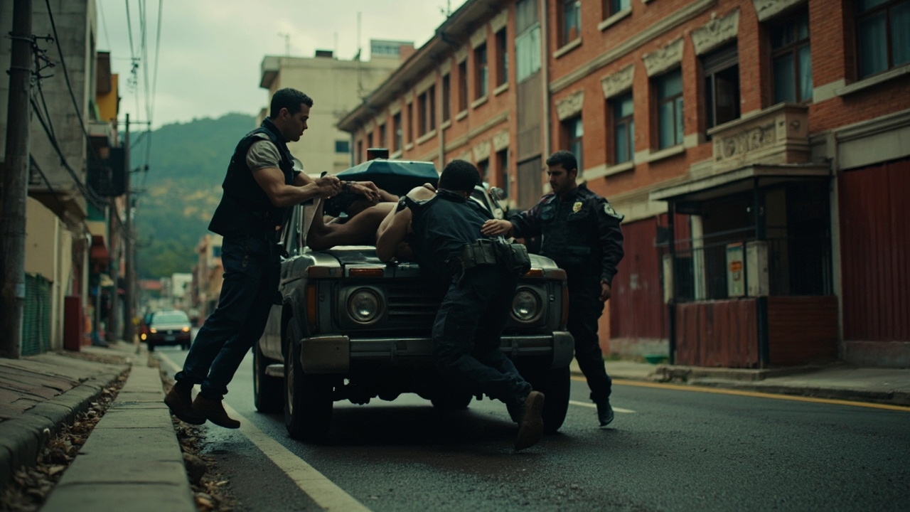 Tres capturas en Bogotá tras persecución policial en camioneta robada