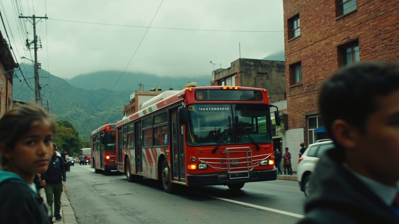 Un bus de TransMilenio fue visto en la vía Melgar-Bogotá y desató comentarios en redes