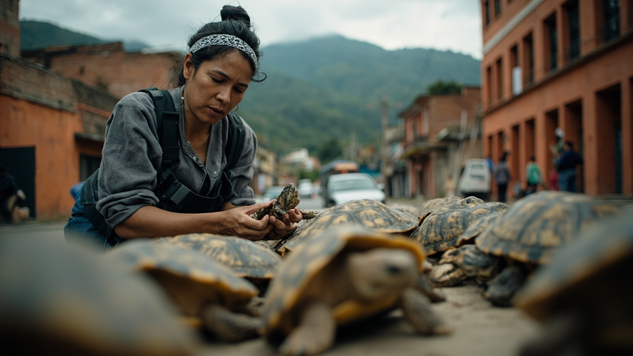 Una mujer protegió 24 tortugas en Puerto Bogotá para que no fueran capturadas ni consumidas