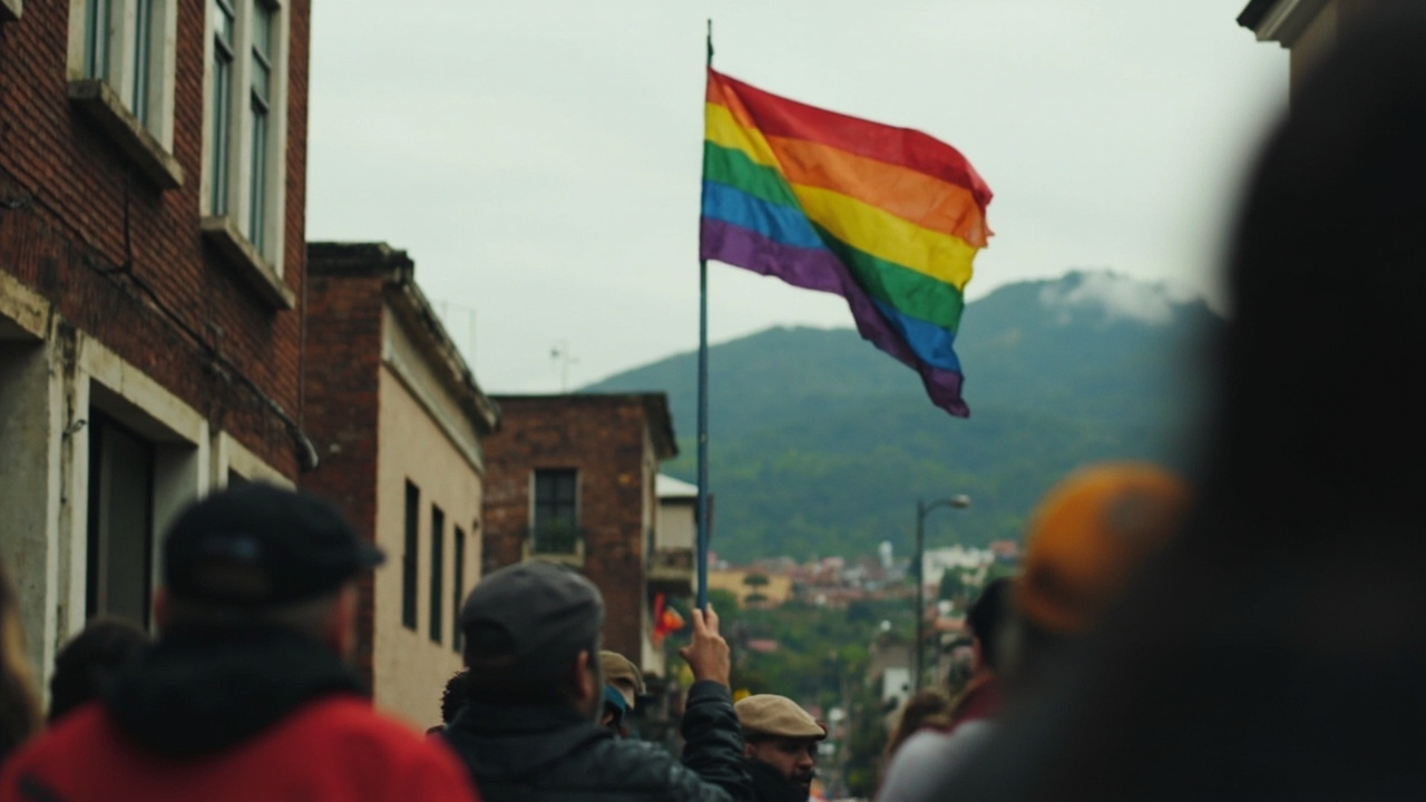 Usaquén izó la bandera LGBTI como símbolo de inclusión y respeto por la diversidad